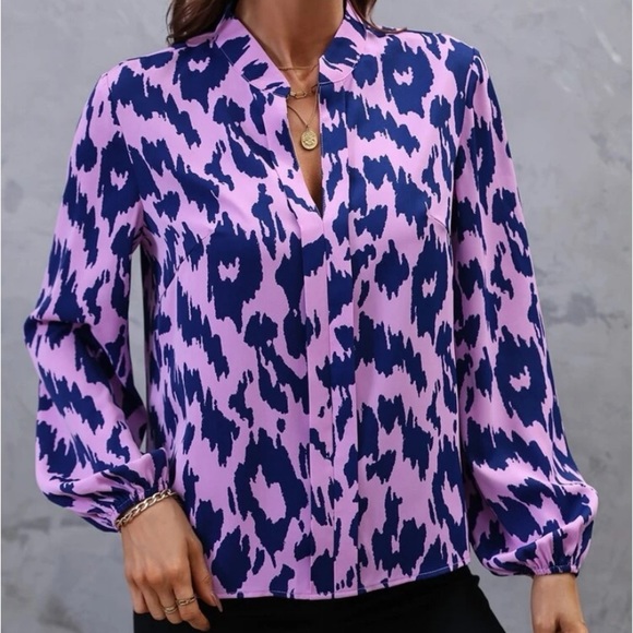 New all over print long sleeve top - Picture 1 of 7